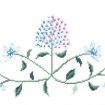Trimits Hydrangea Tablecloth Cross Stitch Kit