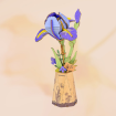 Rowood Purple Iris Wooden Model Kit