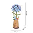 Rowood Blue Hydrangea Wooden Model Kit