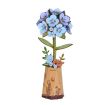 Rowood Blue Hydrangea Wooden Model Kit