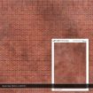 Scale Model Scenery Victorian Weathered Red Brick Texture Paper (Pack of 5) OO Gauge