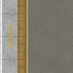 Scale Model Scenery Asphalt Platform Sheets With Network Rail Coping & Yellow Line (Pack of 5) OO Gauge