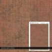 Scale Model Scenery English Bond Dirty Red Brick Texture Paper (Pack of 5) OO Gauge