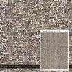 Scale Model Scenery Pointed Brown Stone Texture Paper (Pack of 5) OO Gauge