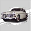 IXO 1/8 Scale Full Kit Volvo S122 Amazon Metal Kit
