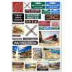 Vintage Train Signage 1:24, 1:43 or 1:76 Scales Self Adhesive Vinyl Decals