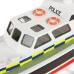Police Launch Wooden Boat Model Kit 400mm