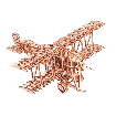 Wood Trick Plane Wooden Model Kit
