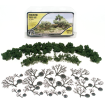 Medium Green Realistic Trees Kit Pack of 21