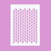 Cakecraft Purl Knit Stencils