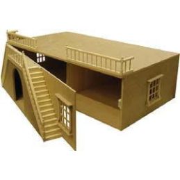 Unpainted Basement Ready to Assemble 12th Scale Dolls House Kit