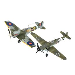 Revell 1/72 Scale Combat Set - Bf109 G-10 & Spitfire Mk.V Model Kits