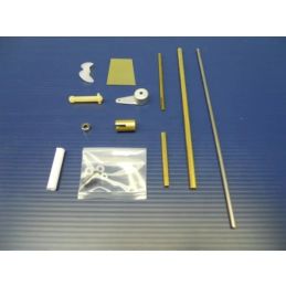 Dumas PT-212 Higgins MTB Preformed Hull Model Boat Kit 1257 - Running Gear Pack 