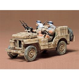 Tamiya 1/35 Scale British SAS Jeep with Figures Model Kit