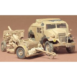 Tamiya British 25PDR Field Gun and Quad Gun Tractor Kit - Starter Paint Pack (7 x 17ml Pots)