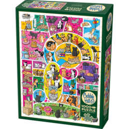 Cobble Hill Doodlecats 1000 Piece Jigsaw