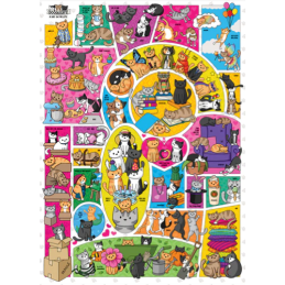 Cobble Hill Doodlecats 1000 Piece Jigsaw