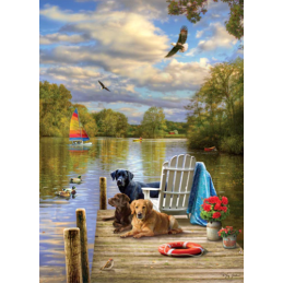 Cobble Hill Dog Day Afternoon 1000 Piece Jigsaw