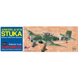 Guillows 1/30 Scale Junkers JU 87-B Stuka Balsa Model Kit