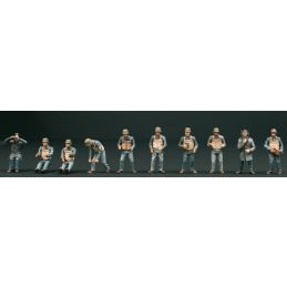 Italeri 1/35 Scale Schnellboot Crew - 10 Figures