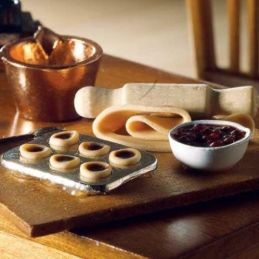 Jam Tart Baking Set for 12th Scale Dolls House