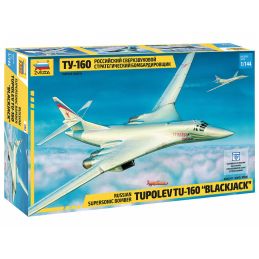 Zvezda 1/144 Scale Tupolev TU-160 Blackjack Bomber Model Kit