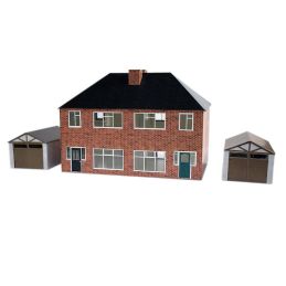 ATD Models 1930s Semi Detached House Card Kit OO Gauge