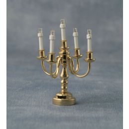 3V LED 5 Arm Candelabra for 12th Scale Dolls House