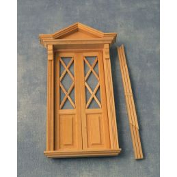 Decorative House Door for 12th Scale Dolls House