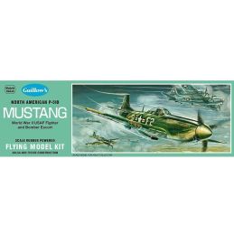 Guillows 1/25 Scale P-51D Mustang Balsa Model Kit