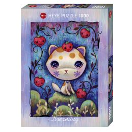 Heye Puzzles Strawberry Kitty 1000 Piece Jigsaw