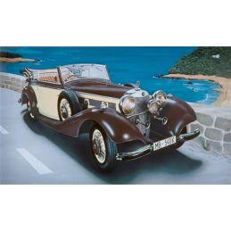 Italeri Mercedes Benz 540K 24th Scale Plastic Model Kit - Starter Paint Pack (4 x 17ml Bottles)