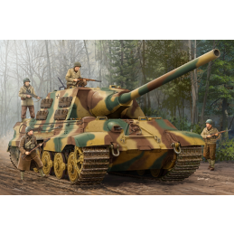 Trumpeter German SdKfz 186 Jagdtiger Tank Destroyer 1:16 Scale Model Kit - Vallejo Starter Paint Pack