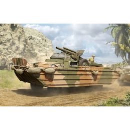 I Love Kit 1/35 Scale US Army GMC DUKW-353 Amphibious Truck w/105mm Howitzer Model Kit