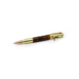 Rotur Bolt Action Bullet Pen Gold with Copper Tip Kit