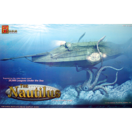 Pegasus 1/144 Scale Jules Verne Nautilus 20,000 Leagues Under The Sea Model Kit