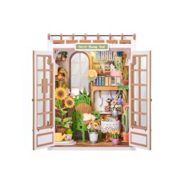 Rolife Secret Bloomy Nook 3D Wooden DIY Miniature House Book Nook