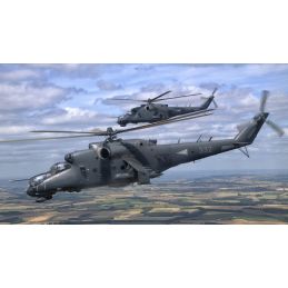 Trumpeter 1/48 Scale Soviet Army Mi-24P Hind-F Helicopter Model Kit