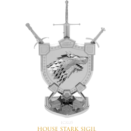 Metal Earth Game of Thrones House Stark Sigil 3D Metal Model Kit