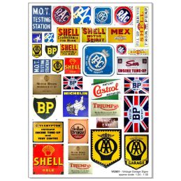 Vintage Garage Signs 1:24-1:30 and 1:43 - Vintage Garage Signs 1:43
