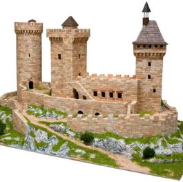 Château Falkenstein – Kit Modélisme Échelle HO – Céramique Authentique – 37 X 26 X 7 Cm – Cadeau Adulte Passionné