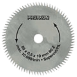 Proxxon 28732 Lame De Scie Circulaire Carbure 36 Dents Ø 80mm