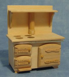 12th Scale Barewood Stove for Dolls Houses | Hobbies