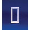 Victorian Narrow 2 Pane Window for 1/24th Scale Dolls House