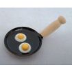 Frying Pan With Eggs for 12th Scale Dolls House