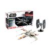 Revell 1/57 Scale X-Wing Fighter & 1/65 Scale TIE Fighter Gift Set Model Kit