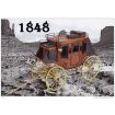 Artesania Latina 1/10 Scale 1848 Stage Coach Model Kit