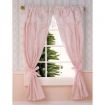 Pale Pink Curtains on Rail for 12th Scale Dolls House