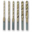 Proxxon 6 Piece Titanium Coated HSS Twist Drill Set