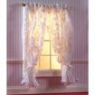 Off White Lace Curtains On Rail